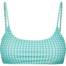 Grøn Bikinitoppe Pieces dame PCBUNESSA BIKINI TOP SWW BC Aquarius Irish green