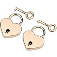 Security ESTINK Heart Shaped Lock Small Heart Shape Padlock Key