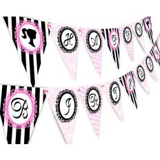 Glamour Girl Happy Birthday Banner Pennant