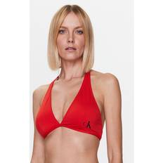 Rosso Bikini Calvin Klein Bikini Pezzo Sopra Swimwear - Rosso