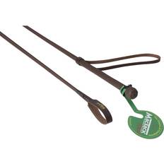Junior Horse Whips Mactack 24 inches, Brown Childrens Riding Whip With Handle And Keeper