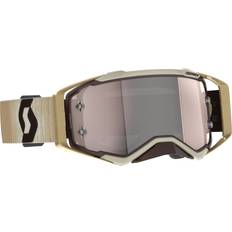 Cromo Gafas de moto Scott Gafas Moto de Nieve Prospect Beige-Marrón-Plateado Cromado