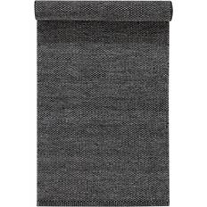 Scandi Living Lea wool carpet Black