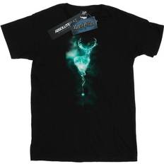 Bekleidung Harry Potter Damen/Damen Patronus Hirsch Baumwoll-Boyfriend-T-Shirt