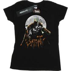 DC Comics Batman Arkham Knight Halloween Moon Cotton T-Shirt Black