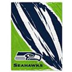 Pegasus Seattle Seahawks Retro Jazz Coral Fleece Blankets Orange