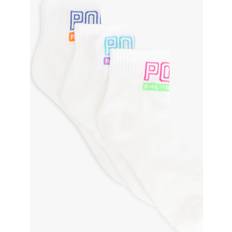 Polo Ralph Lauren Women Socks Polo Ralph Lauren Outline Ankle Socks, Pack of 3, White/Multi