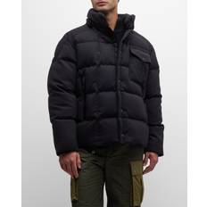 Moncler Abbigliamento Moncler Karakorum Tech Jersey Short Down Jacket - Black