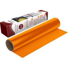 Firefly Craft Heat Transfer Vinyl Sheets Light Orange HTV Iron On Vinyl for Cricut, HTV Vinyl Sheets, Vinyl Iron On, Easy Cut & Weed, Compatible with Cricut & Silhouette Cameo 1 Sheet 12" x 20"