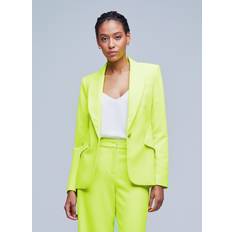 Women - Yellow Blazers L'agence Chamberlain Blazer In Chartreuse Chartreuse