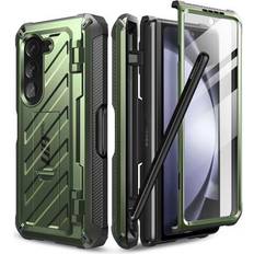 Mobile Phone Covers Supcase Unicorn Beetle Pro for Galaxy Z Fold 5 5G 2023 with Built-in S Pen Slot & Screen Protector & Kickstand Full-Body Dual Layer Rugged