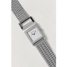 Breda Revel Tethered Mesh Bracelet Analog in Silver, at Urban Outfitters One Size