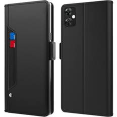 Covers med kortholder oneplus nord ce 3 Skalo OnePlus Nord CE 3 Lite 5G Kortholder Mirror Flip Cover Sort
