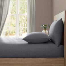 Lazy Linen Lazy Linen Plain Fitted Bed Black