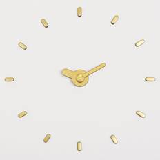 Livivo Large 3D Indices Mirror Stick Wall Clock