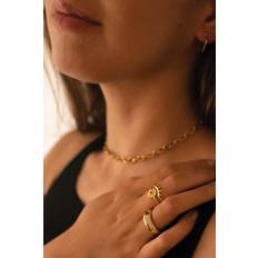 Elk & Bloom 14K Dainty Gold Sun Ring One