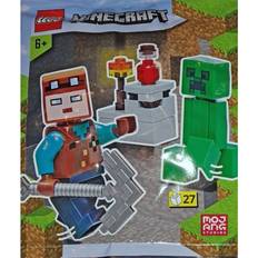 Cheap LEGO Minecraft LEGO Minecraft Miner and Creeper Foil Pack Set 662204 Bagged