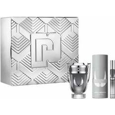 Rabanne Invictus Platinum 3 Set For Men: Eau De Parfum