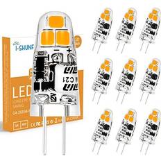 12V G4 LED Bulb,1.2W AC/DC 120LM Warm White 3000K Equivalent to 15W/20W Halogen Lamps Replacement,Non-dimmable,Highly Transparent Silicone,Crystal
