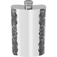 English Pewter with Celtic Bands Hip Flask