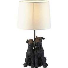 Linen Table Lamps Endon Lighting Luminosa Westie Base Table Lamp