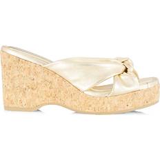 Jimmy Choo Avenue Wedge 95 - Gold