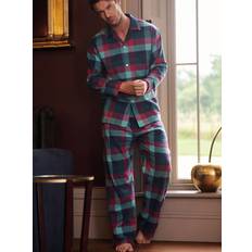 Checkered Pyjamas British Boxers 'Montrose' Check Brushed Cotton Pyjama Set Multi