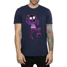 Rick and Morty Multiverse Run Cotton T-Shirt Black