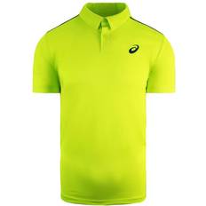 Asics Polo Shirts Asics Player Mens Green Tennis Polo Shirt