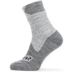 Sealskinz XL, Grey/Grey Marl Bircham Waterproof All Weather Ankle Socks