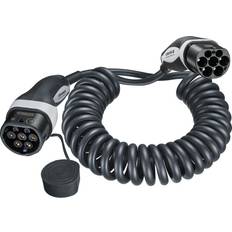 mode 3 typ 2 20a 3-phasig 4m spiralkabel