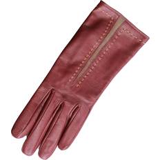 Beige Gloves Eastern Counties Leather Sadie Panel Gloves Maroon