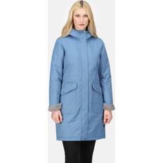 Clothing Regatta Womens Romine Waterproof Breathable Parka Coat Blue