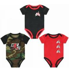 Nike Bodysuits Nike Baby Boy Air Jordan Pack Green Red Black Boys Infants Bodysuits DB7274 900 Multicolour 6M