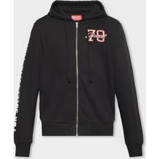 Diesel Man Zip-Up Hoodie - Black