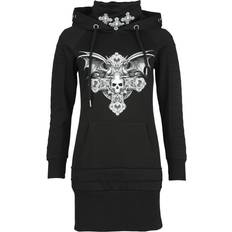 Kleider Gothicana by EMP Gothicana X Anne Stokes Hoody Dress Kurzes Kleid schwarz S, M, L, XL