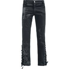 Bootcut Trousers Vixxsin Adrian Pant Boot Cut Cloth Trousers black
