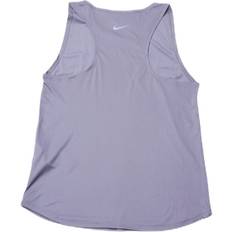 Dame - Sølv Singleter Nike Swoosh Running Tank Purple/Silver, Female, Tøj, Tops, Løb, Lilla