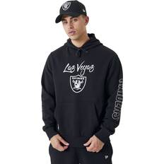 New Era Unisex Sweatere New Era Las Vegas Raiders Script Hoodie - Sort/Hvid