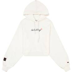 Champion Hoodie Crop Vit Hoodie