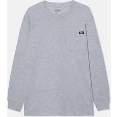 Dickies T-shirts Dickies Longsleeve Pocket Tee Man Heather Grey