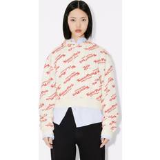 Kenzo Dam Tröjor Kenzo Off-White Paris VERDY Edition Hoodie Off White