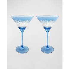 Blu Bicchieri da cocktail Michael Wainwright Berkshire Martini Glass Set of 2 Bicchiere da cocktail 2pcs