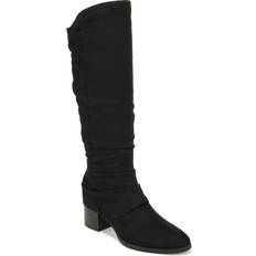 Damen - Stoff Hohe Stiefel LifeStride Delilah Knee High Boot Black Fabric Suede