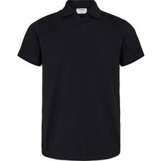 Filippa K Homme Polos Filippa K Soft Lycra Polo Tee Black