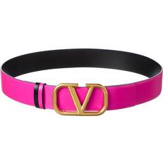 Valentino Garavani VLogo Signature leather belt pink