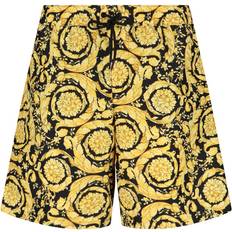 Versace 'Barocco' Costume Shorts Black