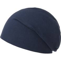 Algodón Gorros Atlantis Gorro Beanie Flashy Oversize - Azul Oscuro