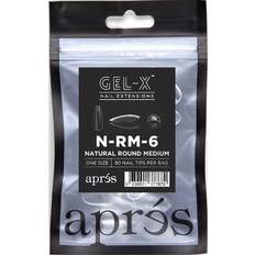 Tips Aprés Nail Gel X Nail Extensions Natural Nail Tips Medium Refill Pack