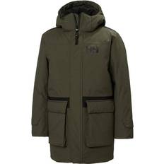 Helly Hansen Juniors' Oliver Winter Parka, Utility Green år